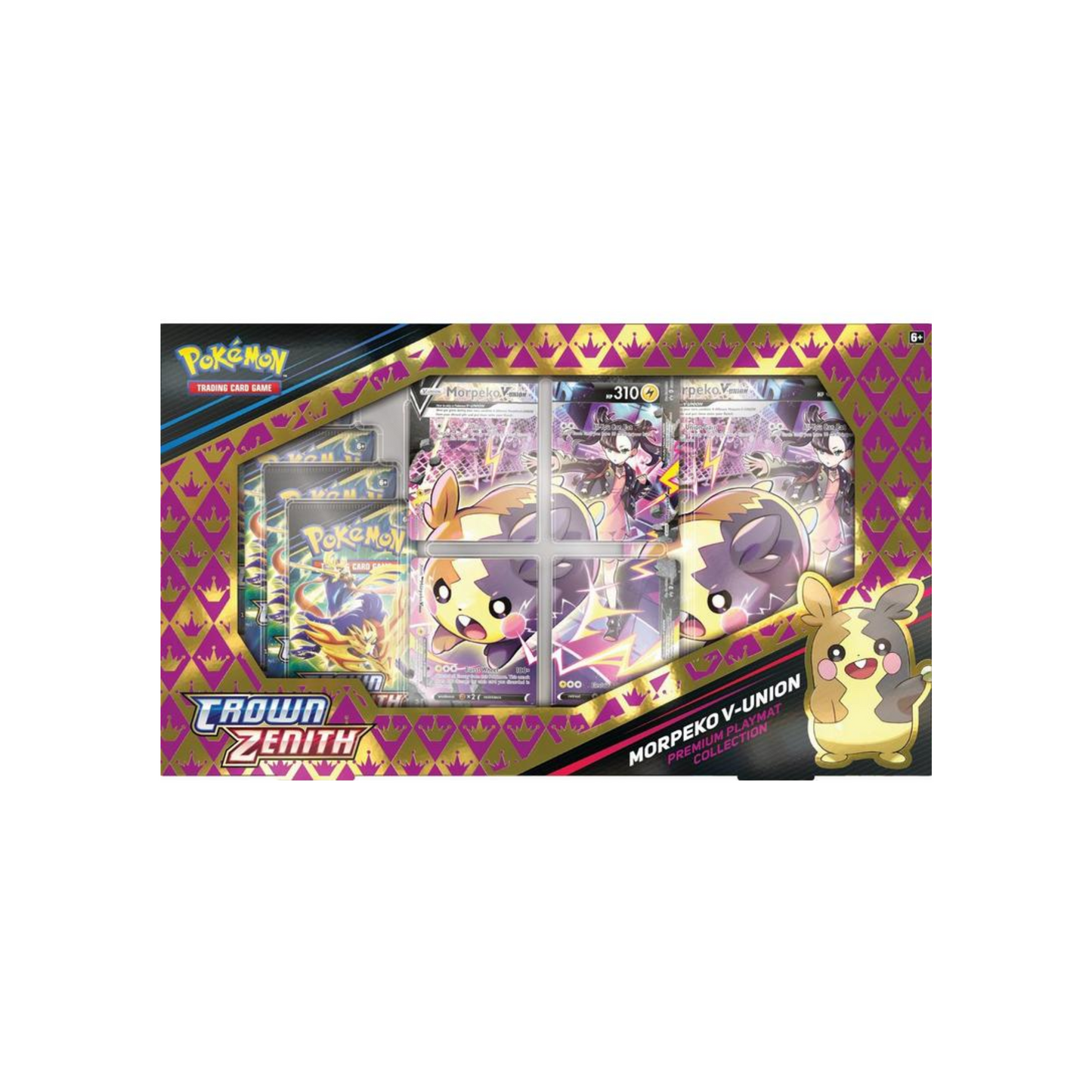 ClashSummit — Pokemon Crown Zenith Premium PlayMat Collection Morpeko V Union – Official Pokemon TCG Product by ClashSummit