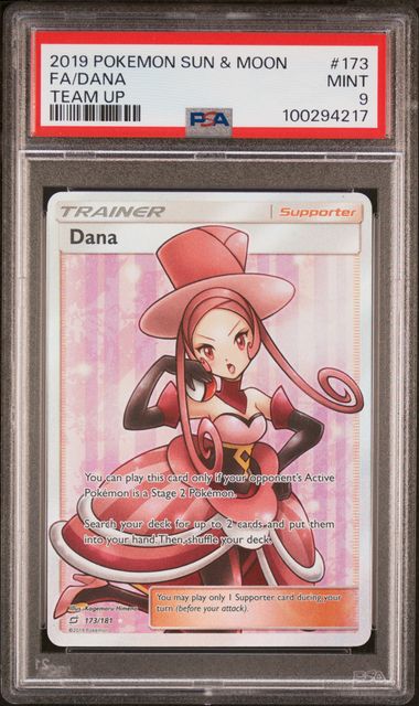 ClashSummit — Dana Full Art 2021 Pokemon Team Up rare holo 173/181 PSA 9 – Official Pokemon TCG Product by ClashSummit