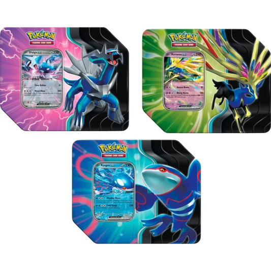 ClashSummit — Pokemon Scarlet & Violet Azure Legends 6 Tin Case – Official Pokemon TCG Product by ClashSummit