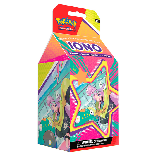 ClashSummit — Pokemon Iono Premium Tournament Collection Display – Official Pokemon TCG Product by ClashSummit