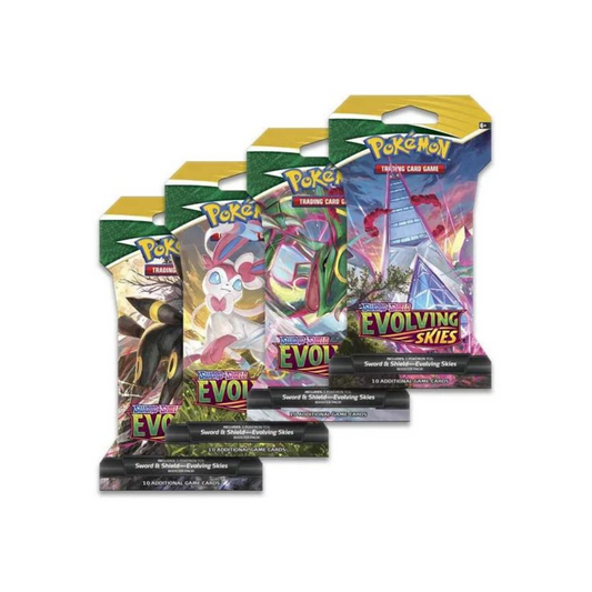 ClashSummit — Pokemon Sword & Shield Evolving Skies Sleeved Booster Pack – Authentic Japanese Pokemon Cards by ClashSummit