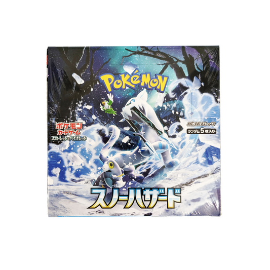 ClashSummit — Japanese Pokemon Scarlet & Violet Snow Hazard Booster Box – Rare & Exclusive Cards by ClashSummit
