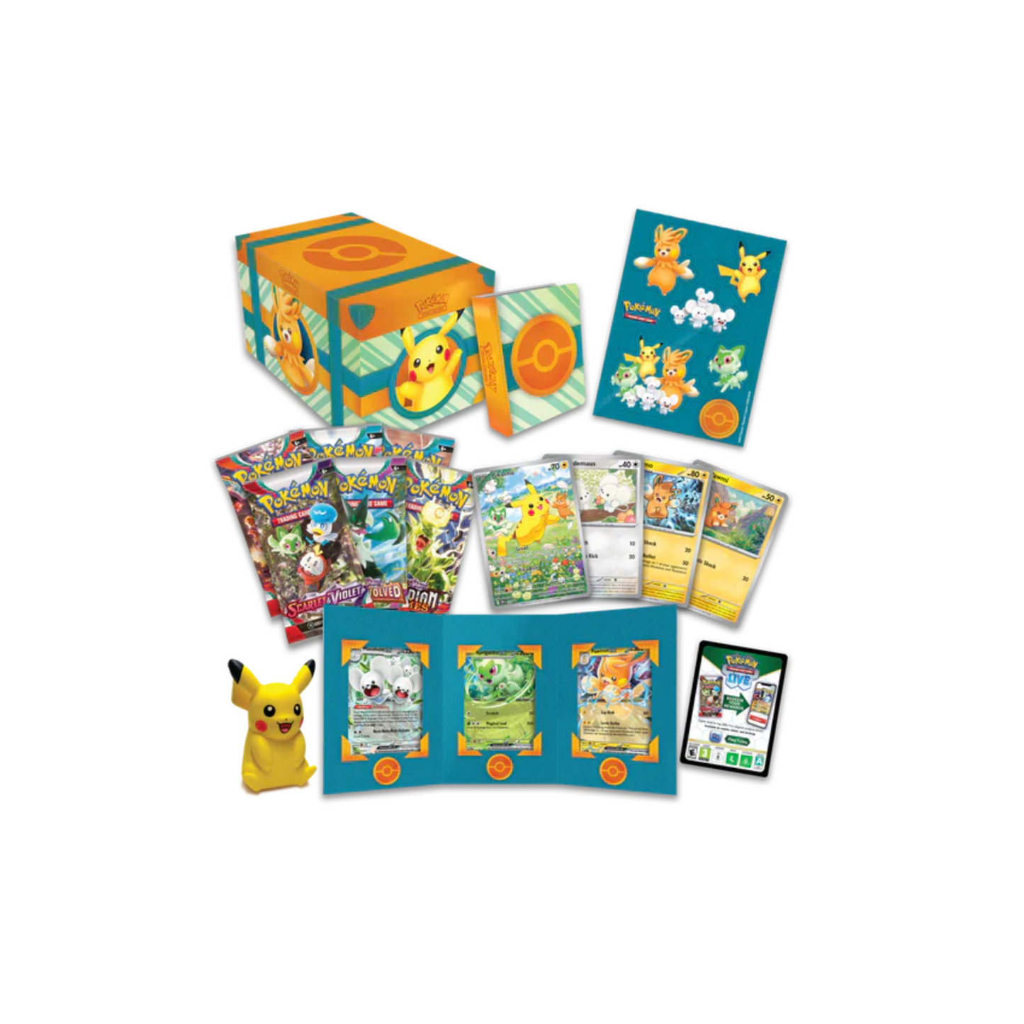 ClashSummit — Pokemon Paldea Adventure Chest Box – Official Pokemon TCG Product by ClashSummit