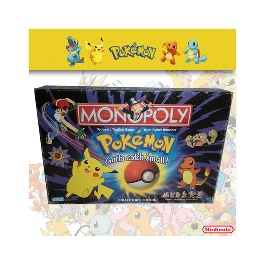 ClashSummit — 1999 Pokemon Monopoly Gotta Catch em All Col. Ed. Nintendo Parker Brothers – Official Pokemon TCG Product by ClashSummit