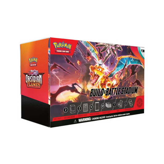 ClashSummit — Pokemon Scarlet & Violet Obsidian Flames Build & Battle Stadium Box – Official Pokemon TCG Product by ClashSummit