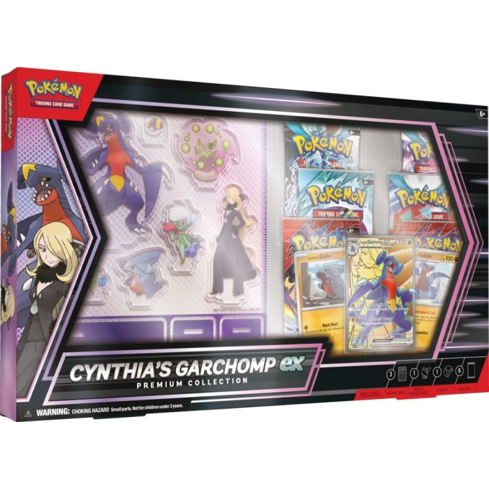 ClashSummit — Pokemon Cynthia's Garchomp EX Premium Collection Box – Official Pokemon TCG Product by ClashSummit