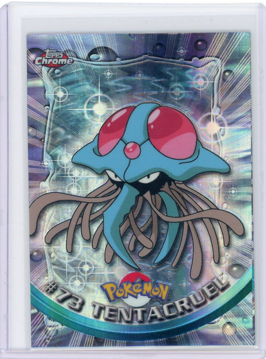 ClashSummit — Tentacruel 2000 Pokemon Topps Chrome Spectra Refractor #73 – Official Pokemon TCG Product by ClashSummit